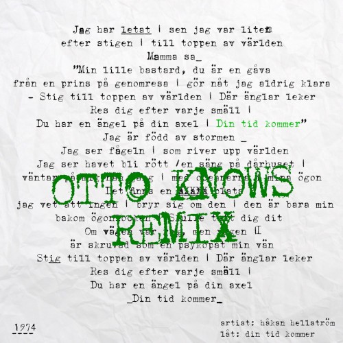 Din Tid Kommer (otto Knows Remix)